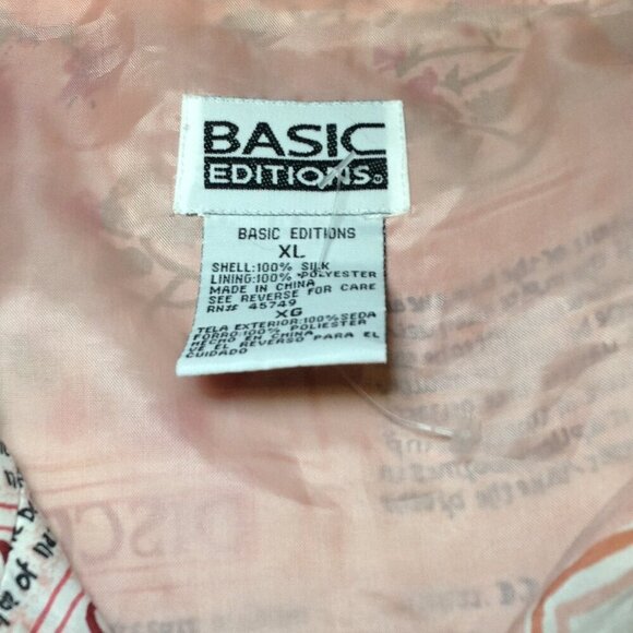 VINTAGE Basic Editions SilkJacket, Quite Lux, Floral Chic, Avant Garde, Eclectic - Picture 3 of 8